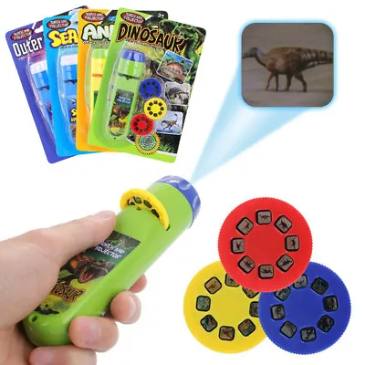 $7.99 • Buy Eductional Toys Torch Night Projector Light For 2-10 Year Old Kids Boy Girl Gift