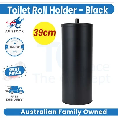$9.20 • Buy Toilet Paper Holder Kitchen Roll Towel Tissue Storage Rack Wall Sticker