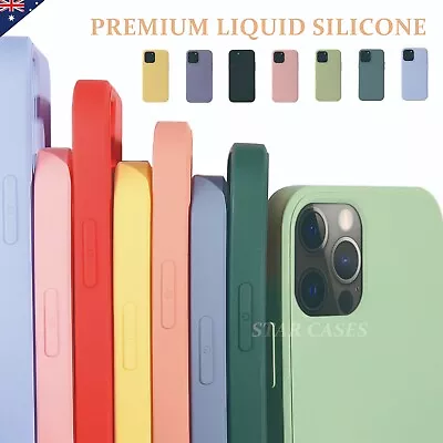 IPhone15 14 13 12 11 Mini Pro XS Max XR 7/8 Plus Shockproof Case Silicone Cover • $7.59