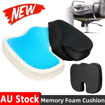 $23.85 • Buy Coccyx Orthopedic Memory Foam Gel Seat Cushion Pillow Office Chair Body Shaping