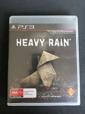 Heavy Rain PS3 Sony PlayStation 3 Game PAL Complete With Manual VGC • $9.99