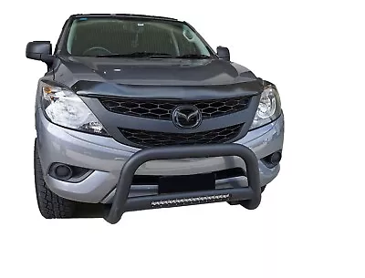 Black Nudge Bar 3  100W LED Light Bumper Guard For Mazda BT-50 11-20 • $399.95