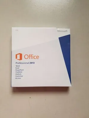 BRAND NEW Microsoft Office 2013 Professional Product Key Card And Disc • $141