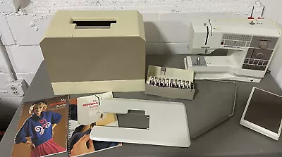 Bernina 1130 Sewing Machine W/ Case & Presser Feet Box Set Tools USED & Works • $899.99