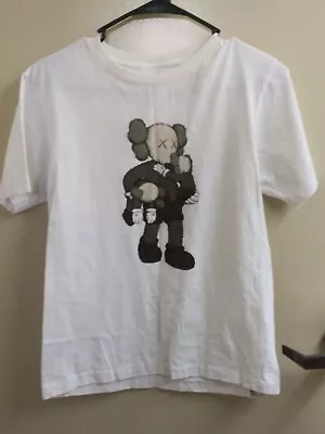 Uniqlo X Kaws UT Graphic Tee Clean Slate ‘Companion' White Size XS  • $23