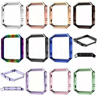 $13.63 • Buy For Fitbit Blaze Tracker Stainless Steel Wristband Watch Band Strap Metal Frame