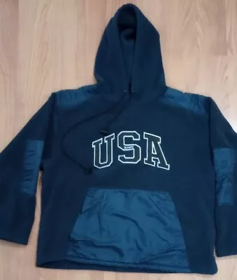 Vtg Team USA Olympic Hoodie Sz Medium Navy Blue  • $3.27