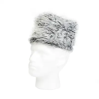 Arctic Fox Faux Fur Cossack Hat - Grey • £1.99