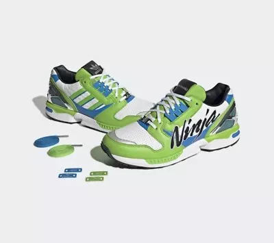 SIZES UK6  Adidas Originals ZX 8000 KAWASAKI NINJA SHOES GW3358 Torsion OG • £130