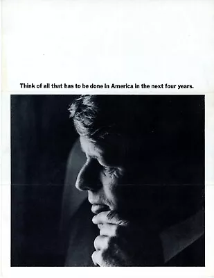 1968 Robert Kennedy For President Calif Broc Vote June 4th RFK Shot June 4th • $18.50