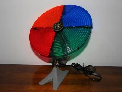 $38.99 • Buy Vintage Bandwagon 12  Dia Rotating Light 4 Color Wheel For An Aluminum Xmas Tree