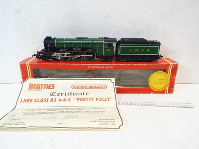£85 • Buy Hornby R375 Lner 4-6-2 Class A3 Pretty Polly Limited Edition Ect Boxed (oo1679)