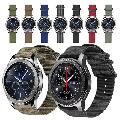 Quick Release Sport Nylon Watch Band Strap For Samsung Gear S3 Frontier Classic • $10.99