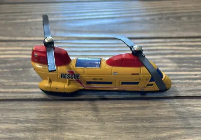 Vintage 2001 Matchbox Yellow Transport Helicopter Toy Vehicle  • $11.39