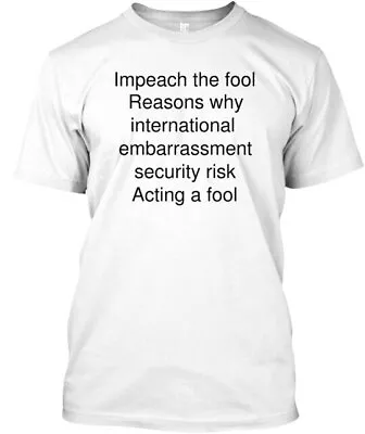 How Embarrassing He Is T-Shirt Made In The USA Size S To 5XL • $22.57