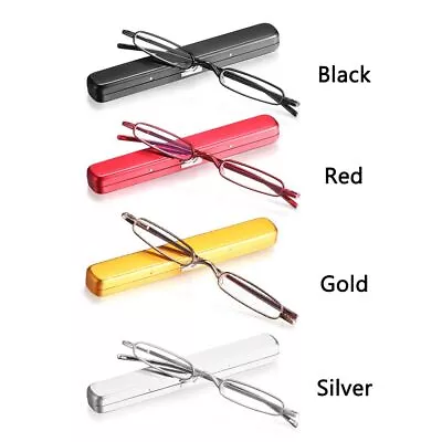 Slim Ultra Thin Mini Spectacle Reading Glasses Presbyopic Eyeglass +1.0~+4.0 • $7.04