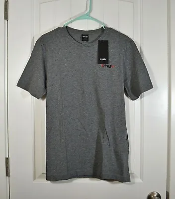 Nwt Men's Oakley Authorized Tee Athletic Heather Grey T-shirt Custom Fit Sz S • $11.39