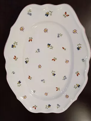 Villeroy And Boch 1748 Petite Fleur 17  Oval LARGE SERVING PLATTER Luxembourg  • $34.99