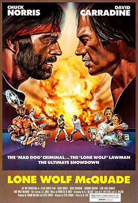 Lone Wolf McQuade  - 1983 - Movie Poster • $9.99