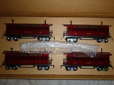 Marx Toy Train Canadian Pacific 4 Passenger Cars Set 5193 New W/Box • $174.99
