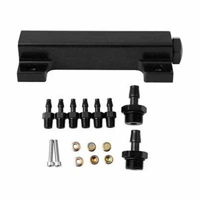 $35.33 • Buy Aluminum 6 Port Vacuum Block Intake Manifold Kit