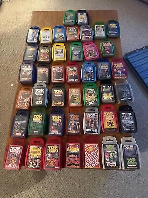 Top Trumps Multi-list Of Card Games Marvel - Dc - Potter - Dr Who - Movies Etc • £6.99