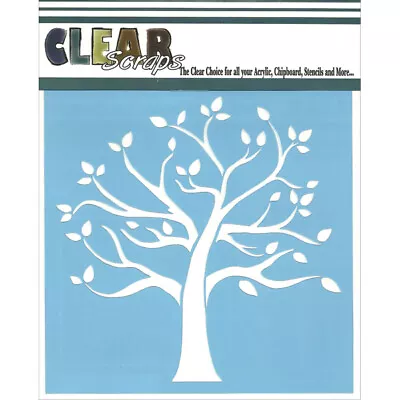 Clear Scraps Stencils 12 X12 -Family Tree CSSM12-FMTRE • $31.64