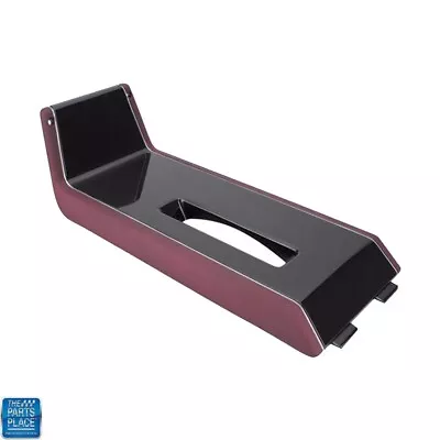 86-88 Monte Carlo 86-87 El Camino Console Top Plate Dark Claret With Silver Trim • $94.99