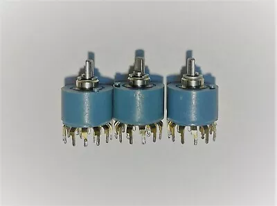 ELMA ROTARY SWITCH 2 Poles X 6 Positions Type 01 PCB Mounting • $15.99