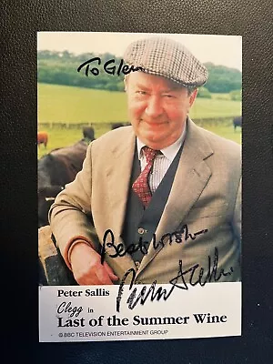 Peter Sallis - Last Of The Summer Wine Actor - Excellent Signed Photo • £10