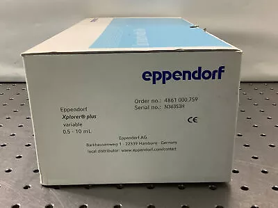 Eppendorf 4861000759 Xplorer Plus 0.5-10ml For Use With 10ml Tips 1 Pipettor • $800
