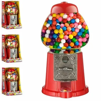 £13.95 • Buy Retro Gumball Dispenser Machine Toy With 90g Bubble Gum Bag Coin Operated Bank
