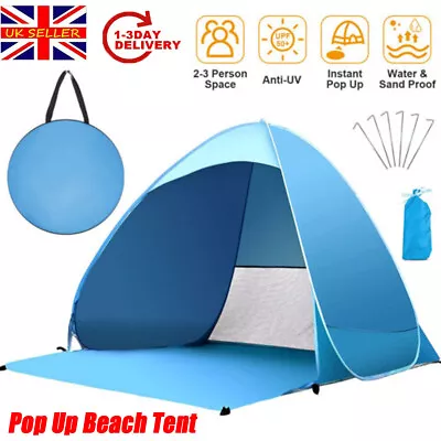 Infant 50+ UV/UPF Pop Up Beach Garden Tent Beach Shade Sun Shelter Protection • £14.88