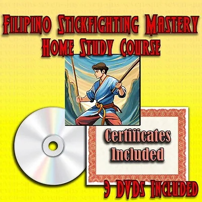 Home Study Course - Filipino Stickfighting Mastery (DVDs + Certificates) • $299.95