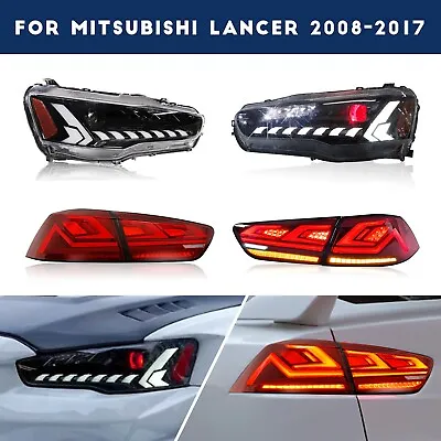 HCmotion LED Headlights Tail Lights For Mitsubishi Lancer/ EVO X 08-17 Animation • $659.99