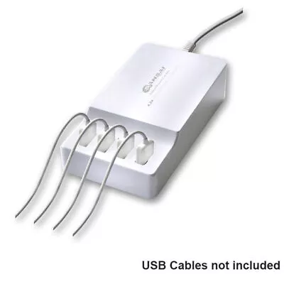 4 Port USB Charger Charging Station Hub 4.2A For IPhone/Galaxy/iPad/Tablet/HTC • $22.95