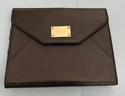 Michael Kors Clutch Case For IPad Mini Black Saffiano Leather Excellent Conditon • $65