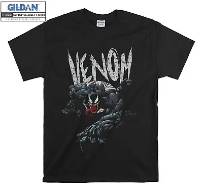 Marvel Venom Eddie Brock T-shirt Gift Hoodie T Shirt Men Women Unisex 6415 • £15.95