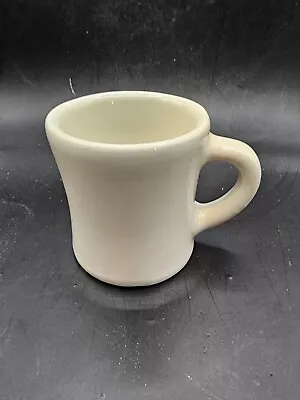 Vtg Victor USA Thick Ceramic Restaurant White Diner Coffee Mug Cup Shaving • $12.99