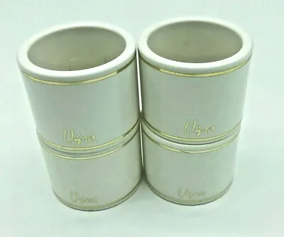 Vintage Set Of 4 Vera Neumann Napkin Rings White Gold Trim  • $35