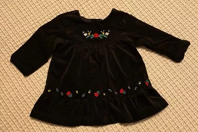 Hanna Andersson Velvet Dress Size 60 3-6 Months • $16.88