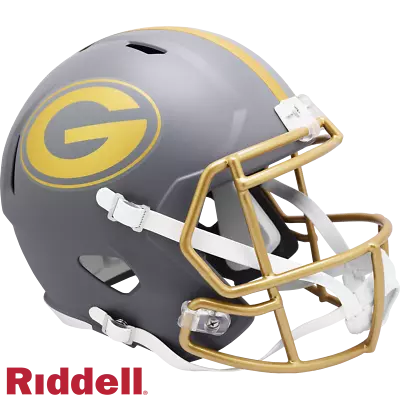 Green Bay Packers Full Size Replica Speed Slate Helmet NFL. • $179.99