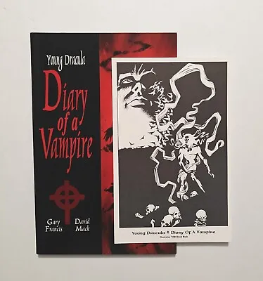 Young Dracula: Diary Of A Vampire SC TPB RARE 1994 David Mack Limited Art Print! • £20.23