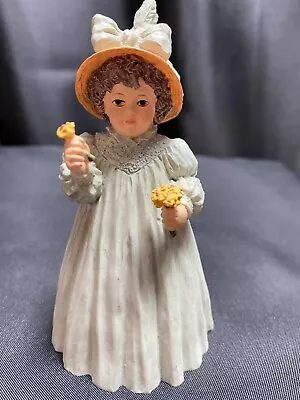 Maud Humphrey Bogart / Hamilton  A FLOWER FOR YOU  Figurine ~ # H5596 • $12.99