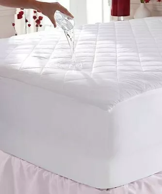 £14.79 • Buy 40CM Extra Deep Quilted Waterproof Mattress Protector Double King Mattress Cover