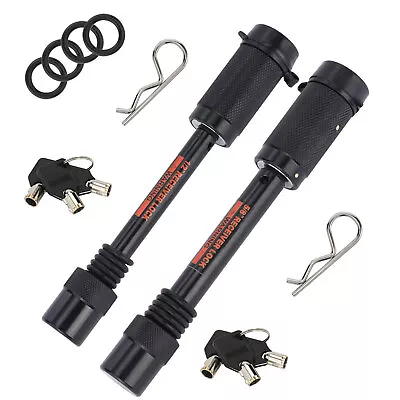 $35.99 • Buy AC-DK Trailer Hitch Lock Pin Set, 5/8  And 1/2  Extra Long 3-1/2  Span W/ Keys