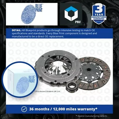 Clutch Kit 3pc (Cover+Plate+Releaser) ADV183017 Blue Print 02A141165BS8 Quality • $119.60