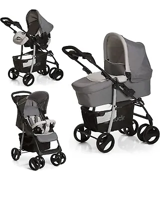 Hauck Pushchair Travel System Shopper SLX Trio Set / Pram With Mattress / Infant • £149.99