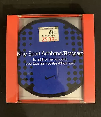 Nike Sport For All IPod Nano Models Armband Brassard Blue Running Walking NIP • $14.95