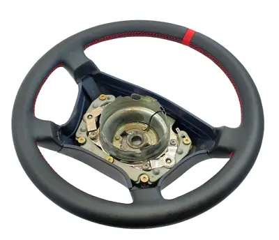 Mercedes W124 W202 R129 W210 W140 W208 New Leather Steering Wheel Sport Red New • $295